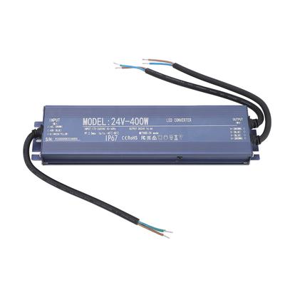 Waterproof LED Driver IP67 Constant Voltage Power Supplies Protection Chip 400W AC170?265V24V 16.6A