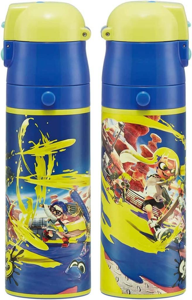 Skater Trinkflasche 470ml Splatoon 3 Edelstahl Sportflasche Kinder SDC4-A
