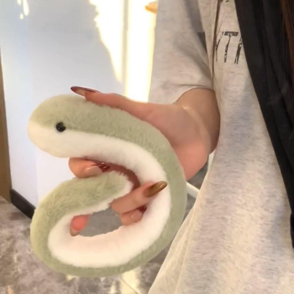 Small Green Snake Plush Toy Year Of The Snake Animal Snake Dolls Bag Decor Stuffed Snake  Kids Toy