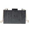 Luxury Designer Acrylic Box Handbags Glitter Rhinestones Diamond Evening Bag Wedding Party Clutch Purse Shoulder Messenger Bag