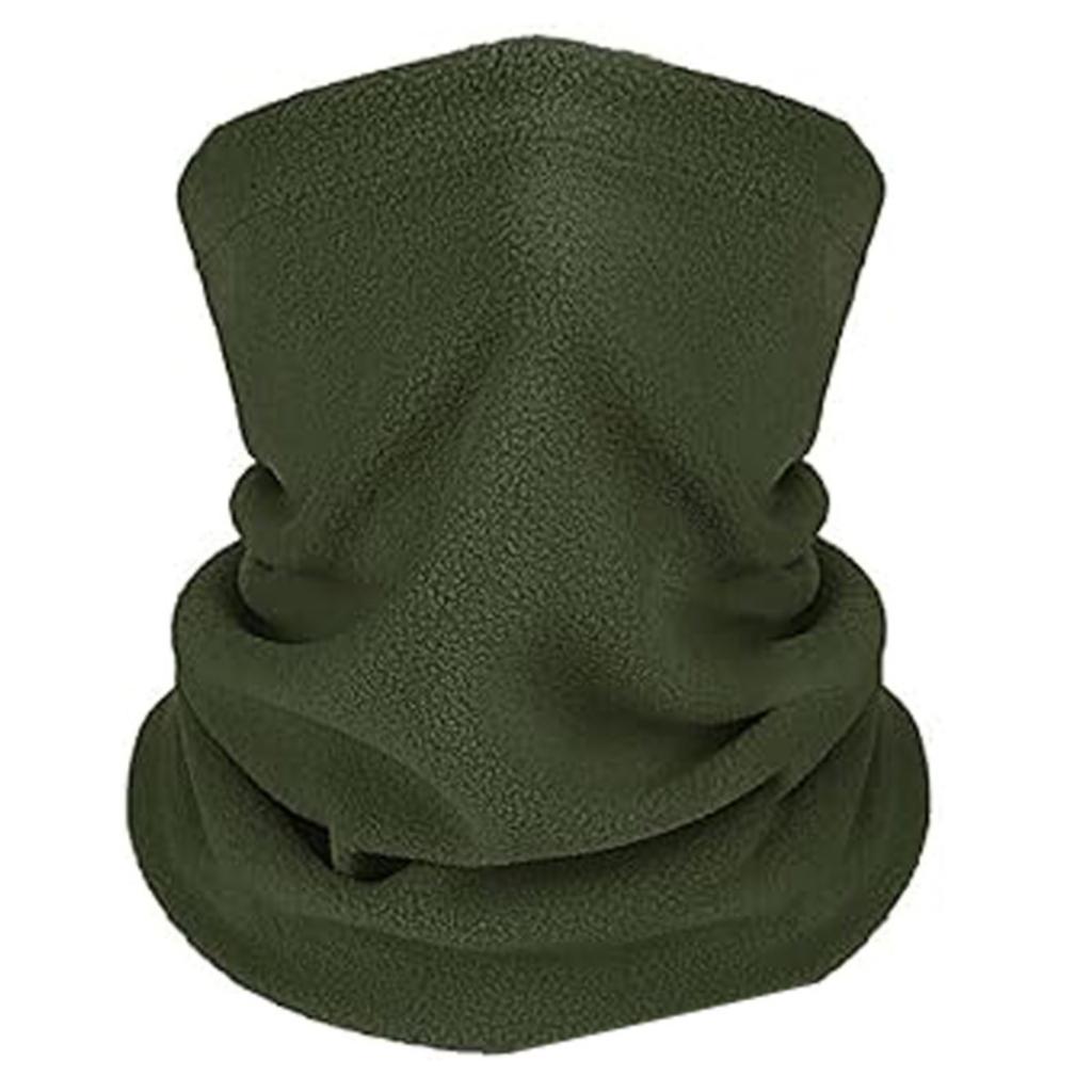 Winter Thermal Fleece Neck Gaiter Face Mask Thickened Windproof Cold Weather Cover for Outdoor Sports Cycling Skiing Hiking