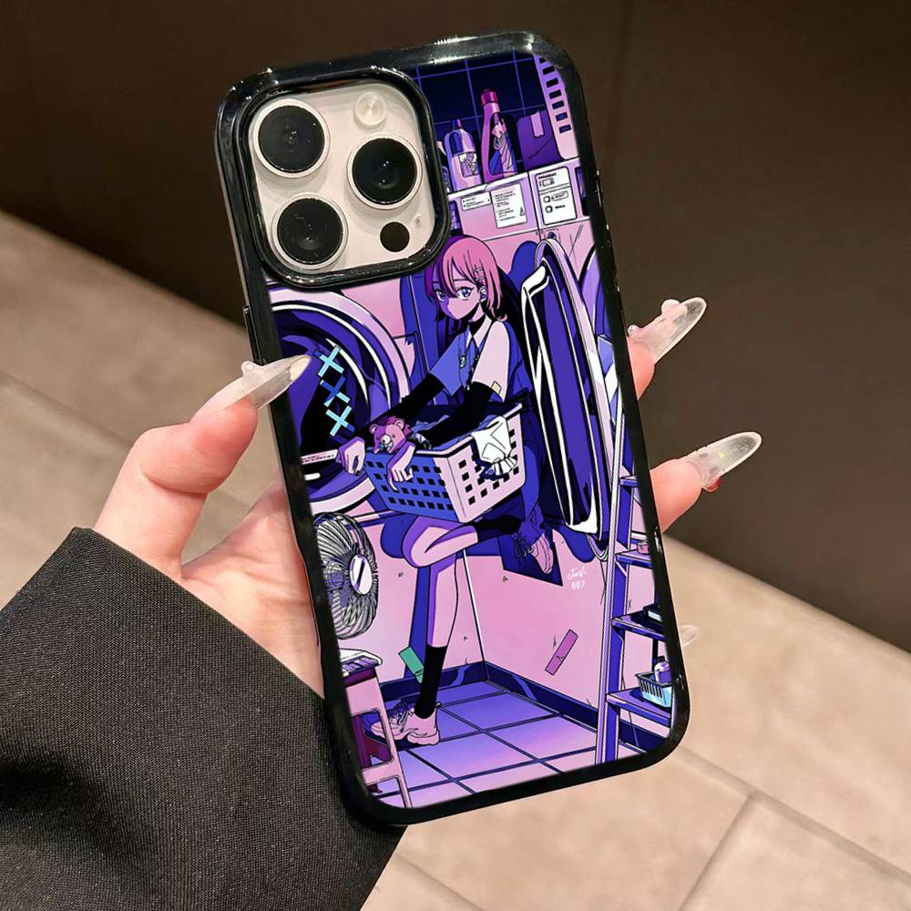 Zutomayo Anime Singer For IPhone 17 16 15 14 13 12 11 Pro Max Plus Shockproof PC+TPU Phone Back Cover