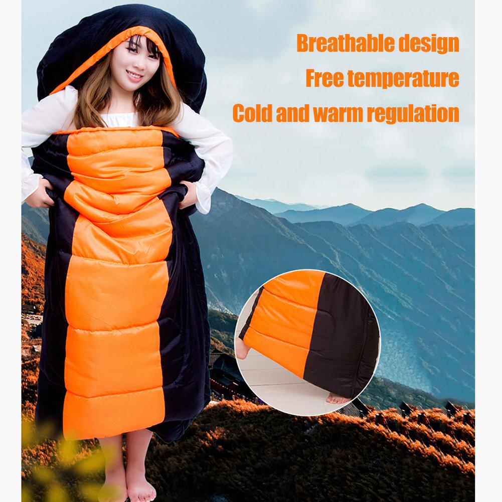 Electric Heated Sleeping Bag 3-Level Temperature Emergency Sleeping Bag Winter Warm for Travel Hiking for Backpacking