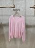 Women’s High-End Plush Wool-Cashmere V-Neck Sweater - Seamless, Soft, Stitched Knit Top