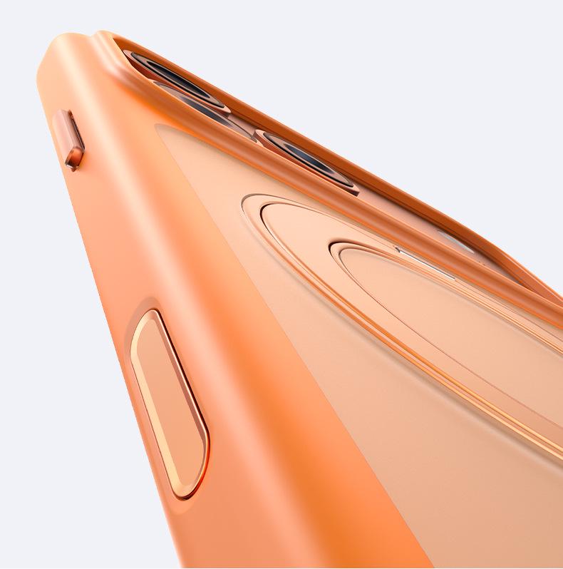 Compatible iPhone 17 Pro Skin-Feel Case with Magnetic Rotating Stand & Button Protection for Apple 16 Pro Max