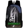Hip Hop Youthful Funny New Zoonomaly Student School Bags Notebook Backpacks 3D Printed Oxford Waterproof Boys/Girls Travel Bags
