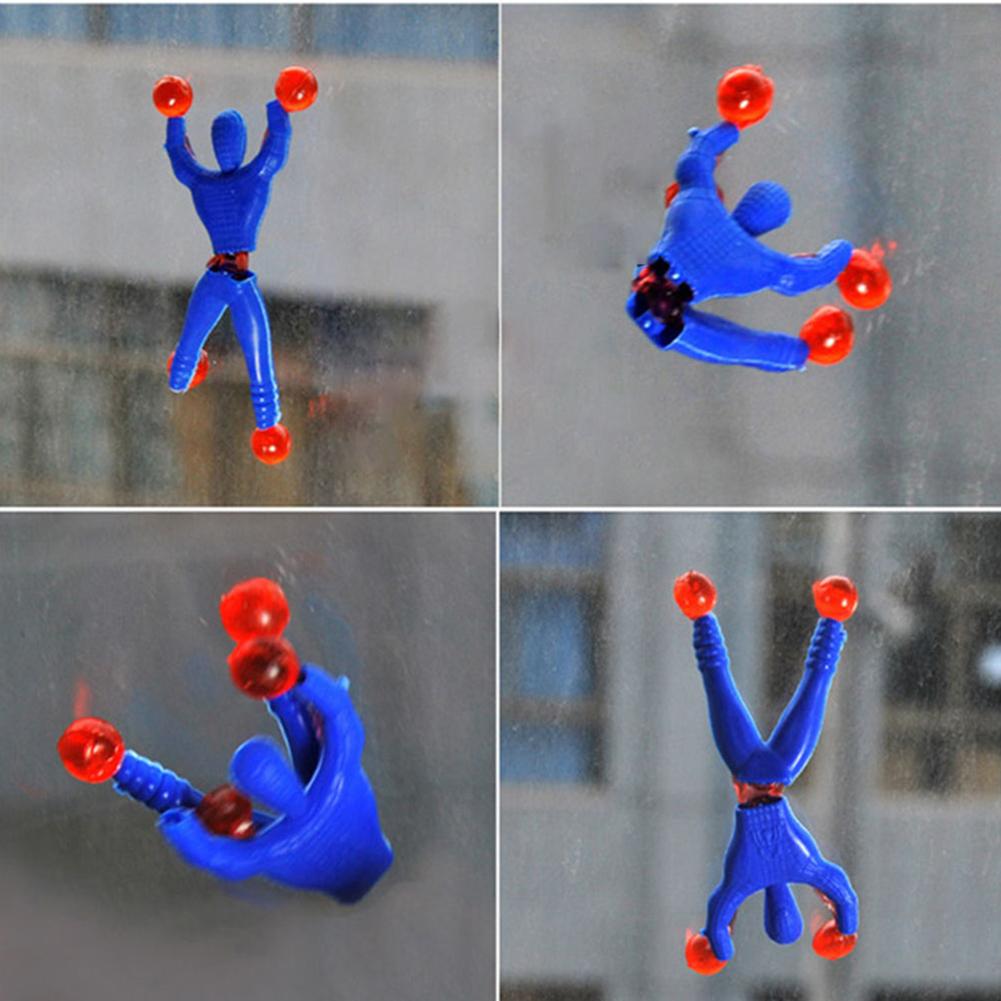 Klebriges Wandkletterspinne-Charakter-Spielzeug, lindert Stress, klebrige Palme, langweiliges, nützliches Produkt