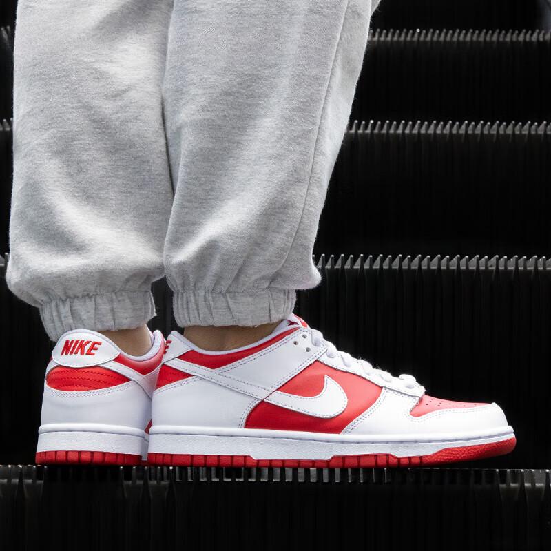 Nike Dunk Low GS Championship Red Trampki Dziecięce University-Red White Total-Orange CW1590-600