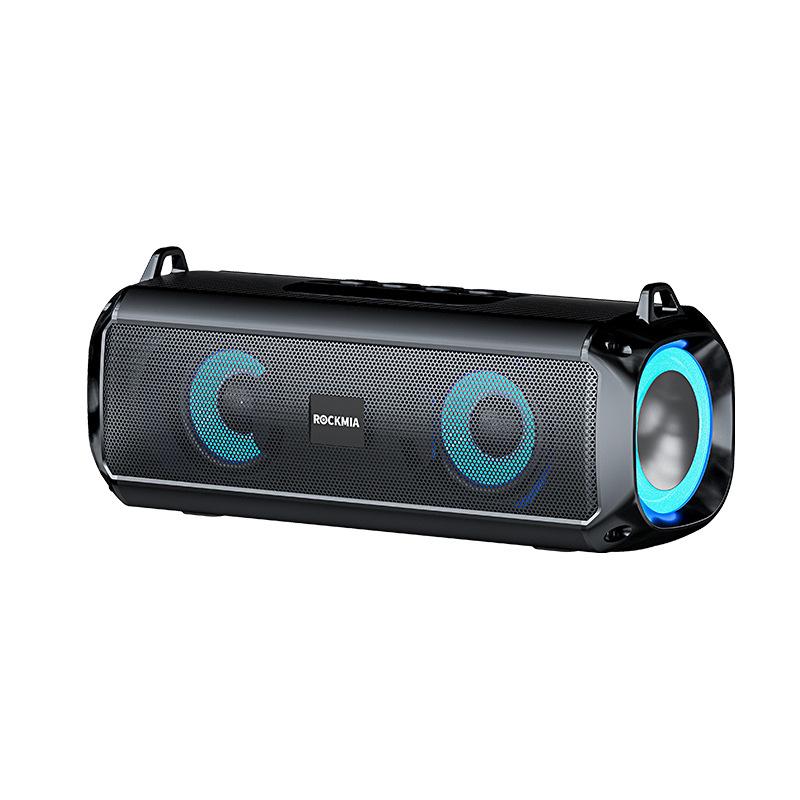 

Портативная Bluetooth-колонка с подсветкой и мощными басами, сабвуфер, слот для карты чёрный