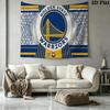Golden State Warriors Wall Tapestry Aesthetic Wall Hanging Printed Fabric Blanket Decorative Tapestries for Bedroom Living Room Home Decor