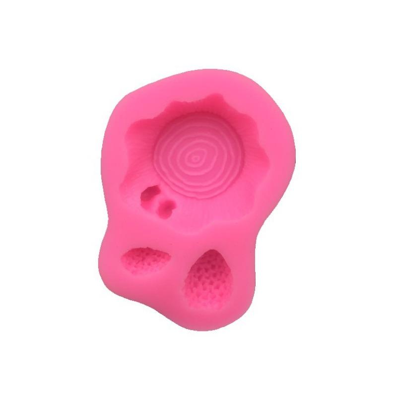 Baking Pastry Mould Cartoon Squirrel Tree Stump Cake Decoration Silicone Mold Chocolate
