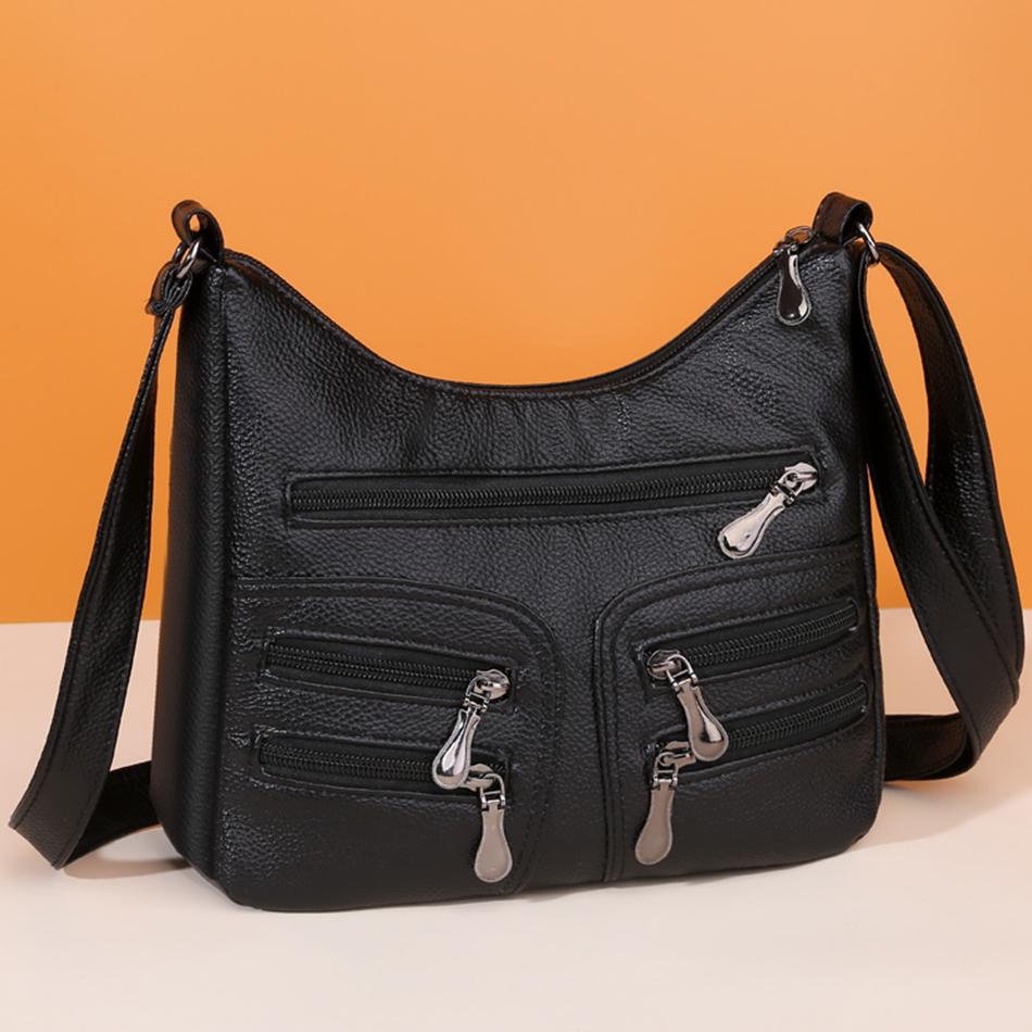 

Супермягкая кожаная роскошная сумка, кошельки, женская дизайнерская сумка через плечо с несколькими карманами, многофункциональная женская новая сумка