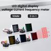 3 In 1 LED Digital Voltage Current And Frequency Meter AC 60-500V 0-100A  for Equipment Failure Construction Signal Indicators