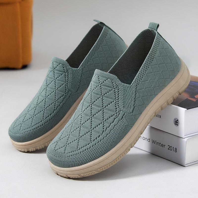Shoes women's spring new versatile shallow mouth flat shoes cloth shoes soft sole comfortable and casual