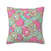 Custom Chocolate Donut Doughnut Cushion Covers Funny Pattern Food Soft Nordic Pillow Case Home Decor