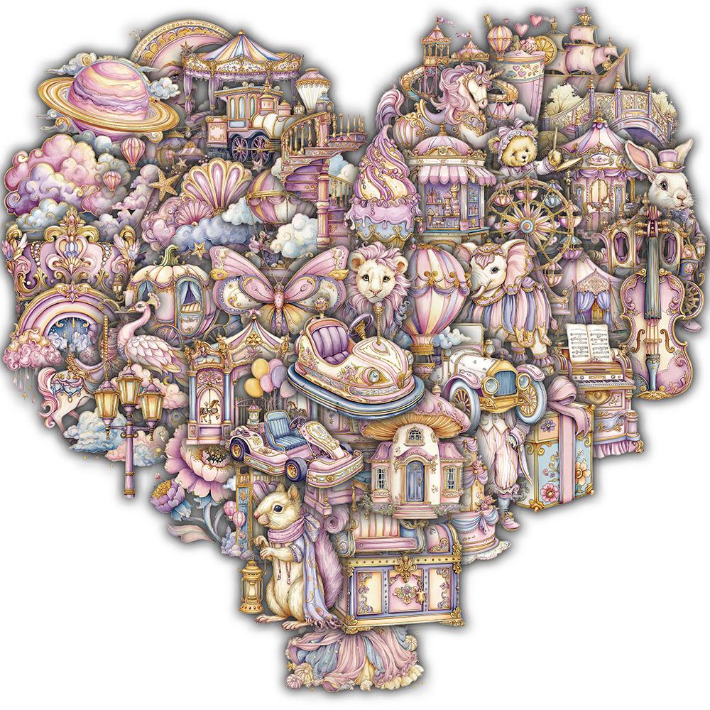 

50/100PCS Dreamy Amusement Park Stickers Luggage Motorcycle Skateboard Bicycle Notebook Laptop Coffee Phone Waterproof Sticker