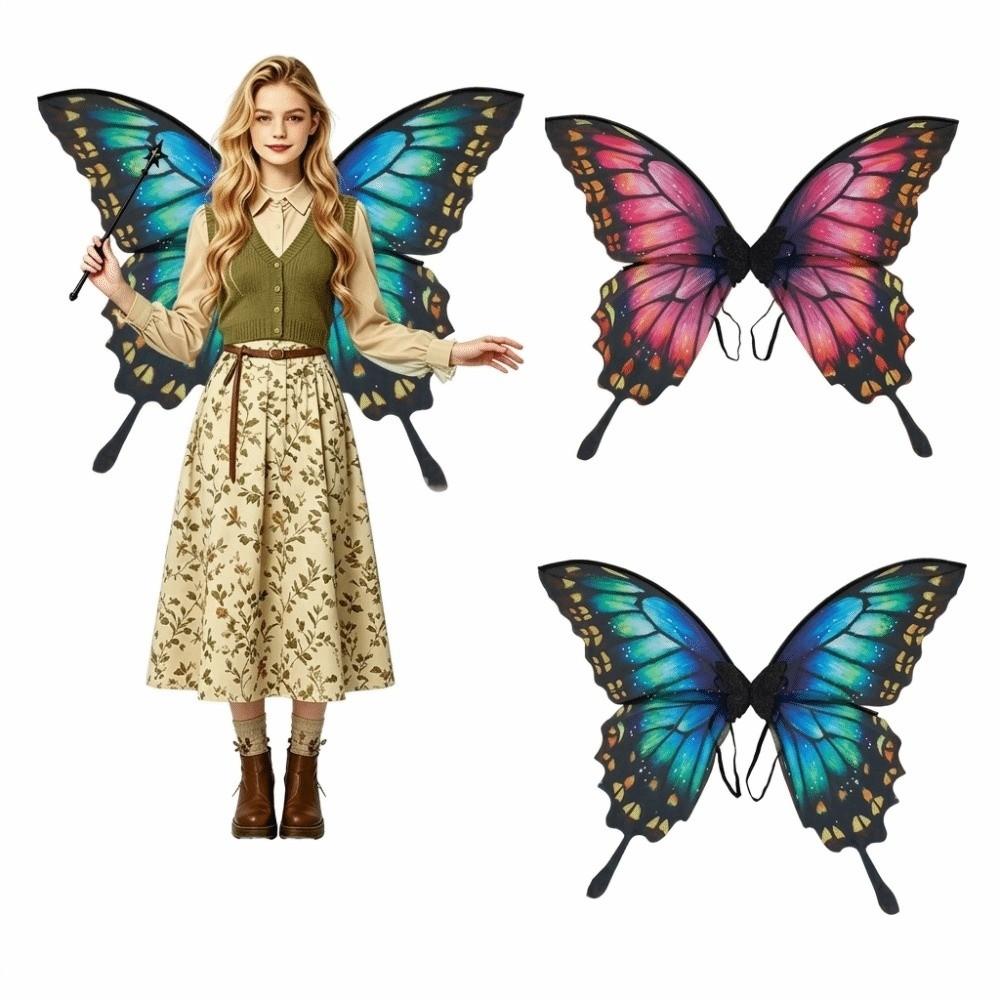Colorful Cosplay Party Wings Creative Fairy Costume Wing Fairy Costume Elf Wings  Cosplay Costumes