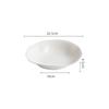 White Irregular Ceramic Plate Restaurant Salad Plate Thick Soup Plate Dessert Dish Pasta Dish Service Plates Creative Tableware