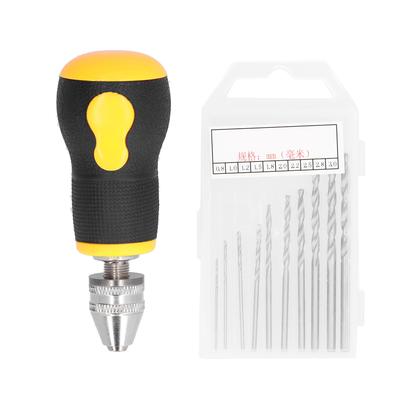 Mini Screwdriver Portable Anti Slip Hand Screwdriver Hand Twist Drill 0.5?3.2mm Drilling Tool