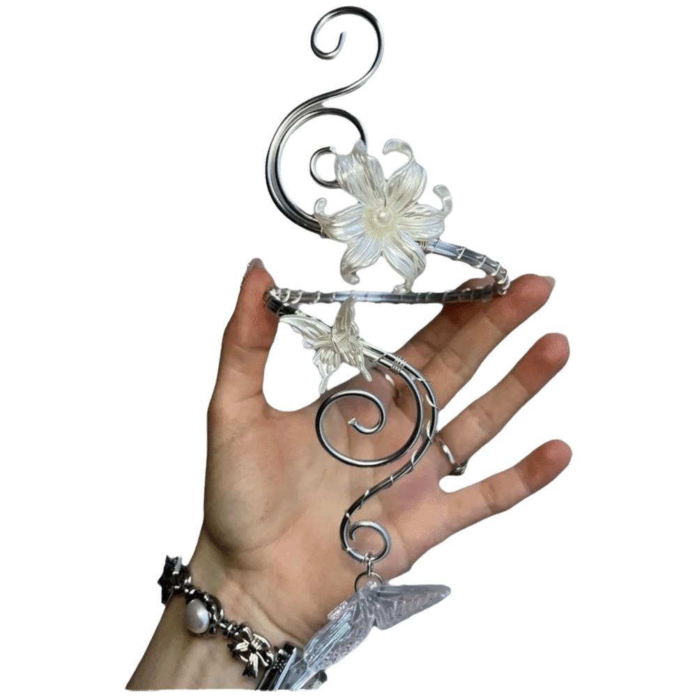 Flower Arm Cuff Butterfly Armband Sweet Arm Bracelet Renaissance