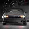 DFN2  1:32 Dodge Challenger Helicat SRT Alloy Sports Car Model Diecast Metal Toy Muscle Car Model Simulation Sound and Light Kids Gift