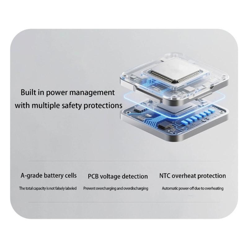 Light Weight Wireless Blow Dryer Rechargeable Portable Hair Dryer Intelligent Temperature Control for Home and Travel