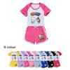 4187 Kids Boys Girls Bunny Monkey Printed Top Pants Sport Tracksuit Clothes Set