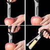 Apple Corer Tool Durable Apple Corer Remover for Baking Apples & More, Black