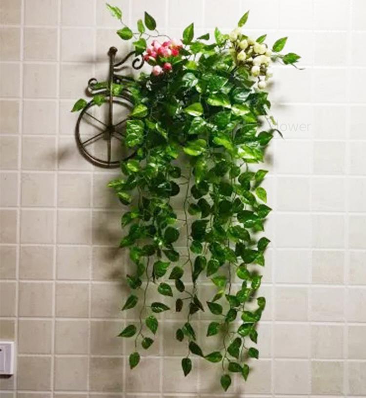 Artificial Pothos Vines: Indoor Decorative Rattan Faux Greenery for Walls and Living Rooms
