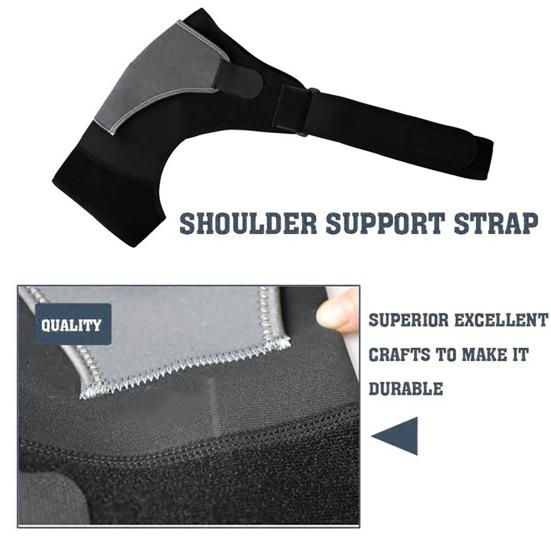 Adjustable Dislocation Pain Injury Arthritis Shoulder Support Strap Sports Pad