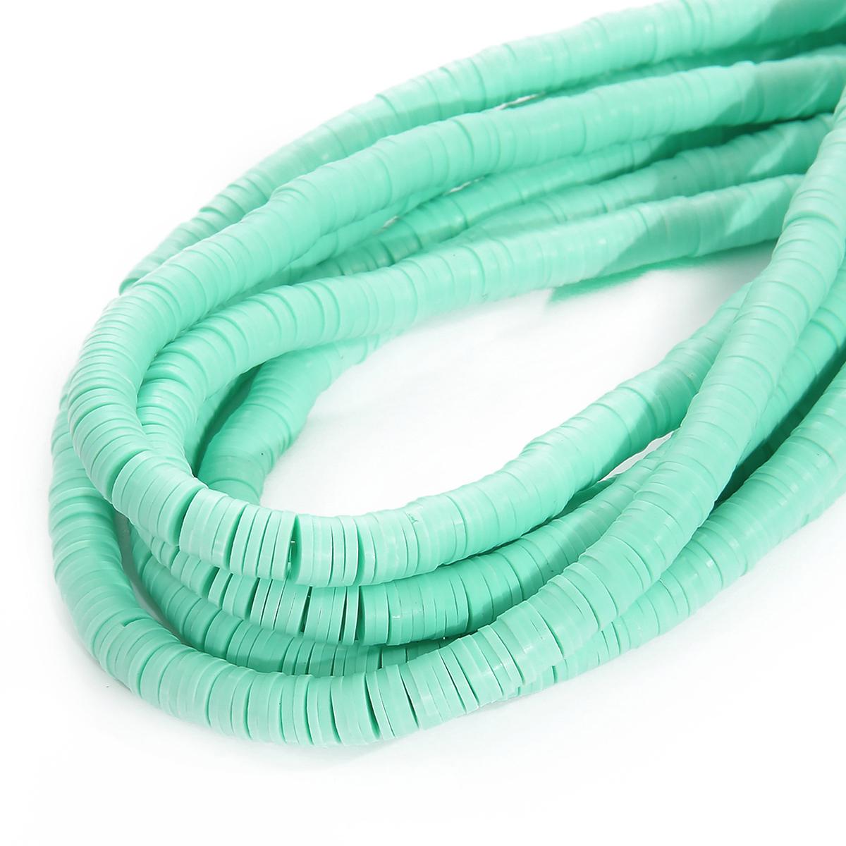 

350 шт. 6 мм багатобарвна полімерна глина пластівці намистини для виготовлення ювелірних виробів браслет намисто прикраса шарм 6*1mm about 350pcs