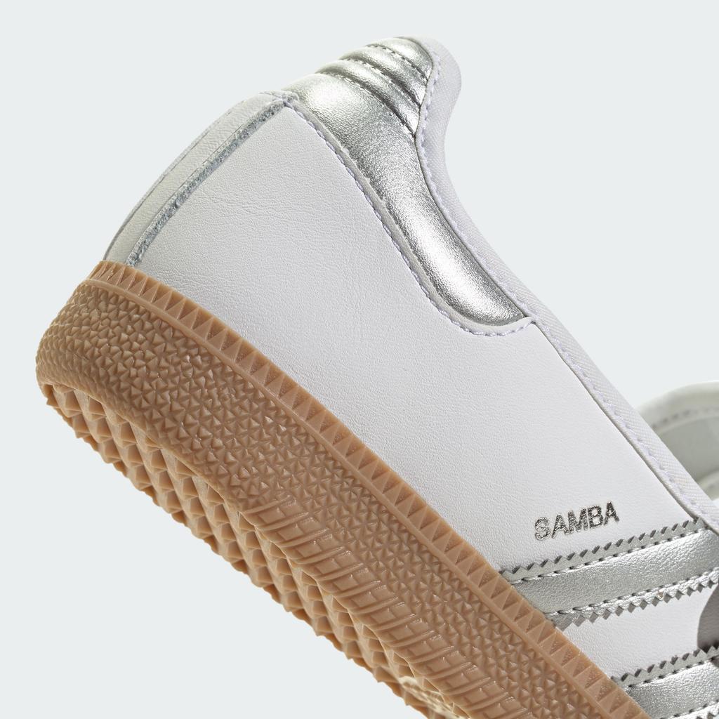 adidas Samba Jane White Silver Metallic (Women's)