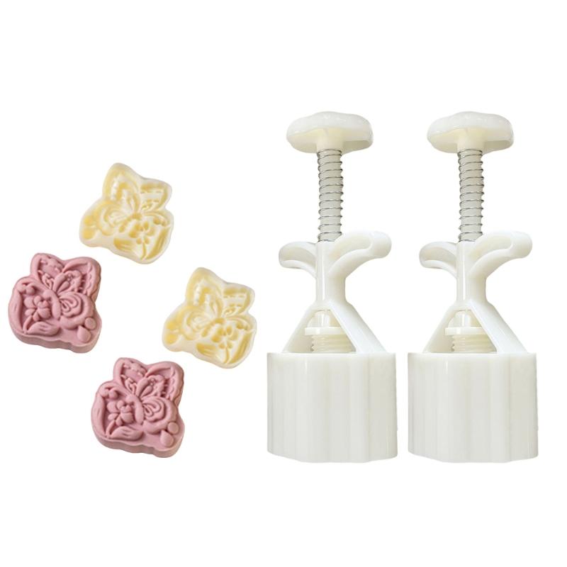 Traditionelles Muster Mondkuchenformen Mondfest Mondkuchenmacher Keksstempel Handdruck Mondkuchen Backwerkzeug