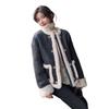 2025 Women's Lambswool Leather-Suede Motorcycle Jacket - Winter Small Fragrance Style