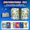 Card Album 4 Compartments 400 Slots 50 Pages 24x18x5cm Multicolor Wear Resistant Waterproof