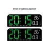 Large LED Desktop Alarm Clock with Hanging Option - Creative Table Clock with Simple Design