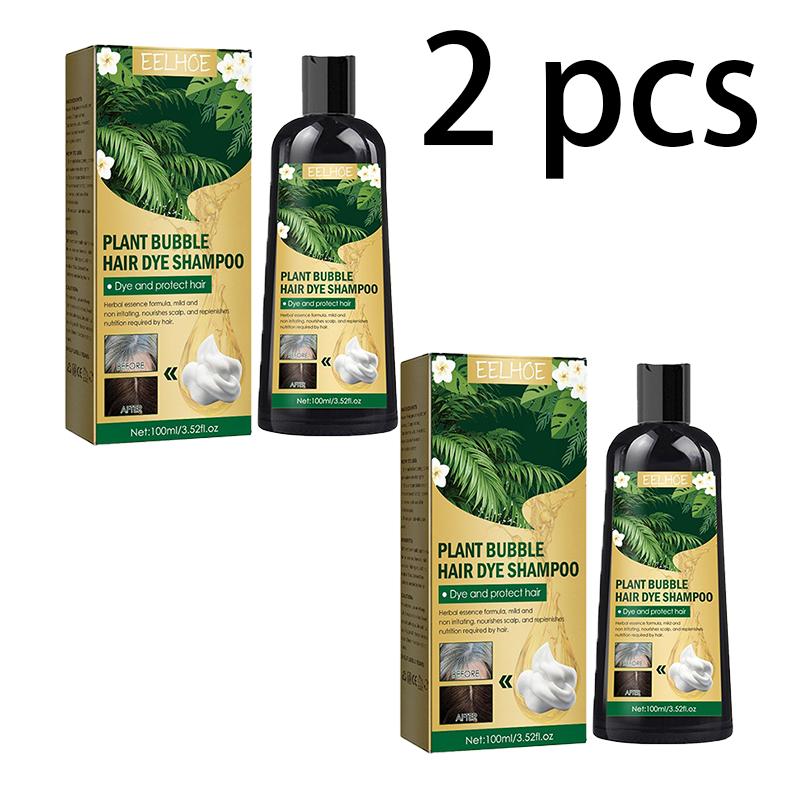 Soin Capillaire Mousse Botanique Cheveux Noirs Naturels Cheveux Auburn Beauté Soin Capillaire Couleur Facile Longue Durée Doux et Non Irritant