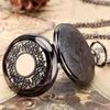Hollow Steampunk Pocket Watch Quartz Roman Numerals Flip Pocket Watch Decorative Timepiece With Chain Pendant Watch Gift Watch