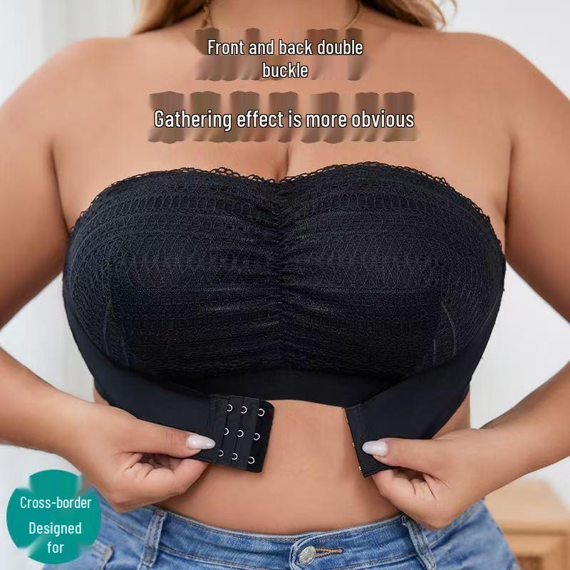 Nouveau Soutien-gorge Élégant Grande Taille avec Bretelles Amovibles – Anti-Affaissement, Soutien-poitrine, et Porté de Deux Manières pour un Soutien Renforcé.