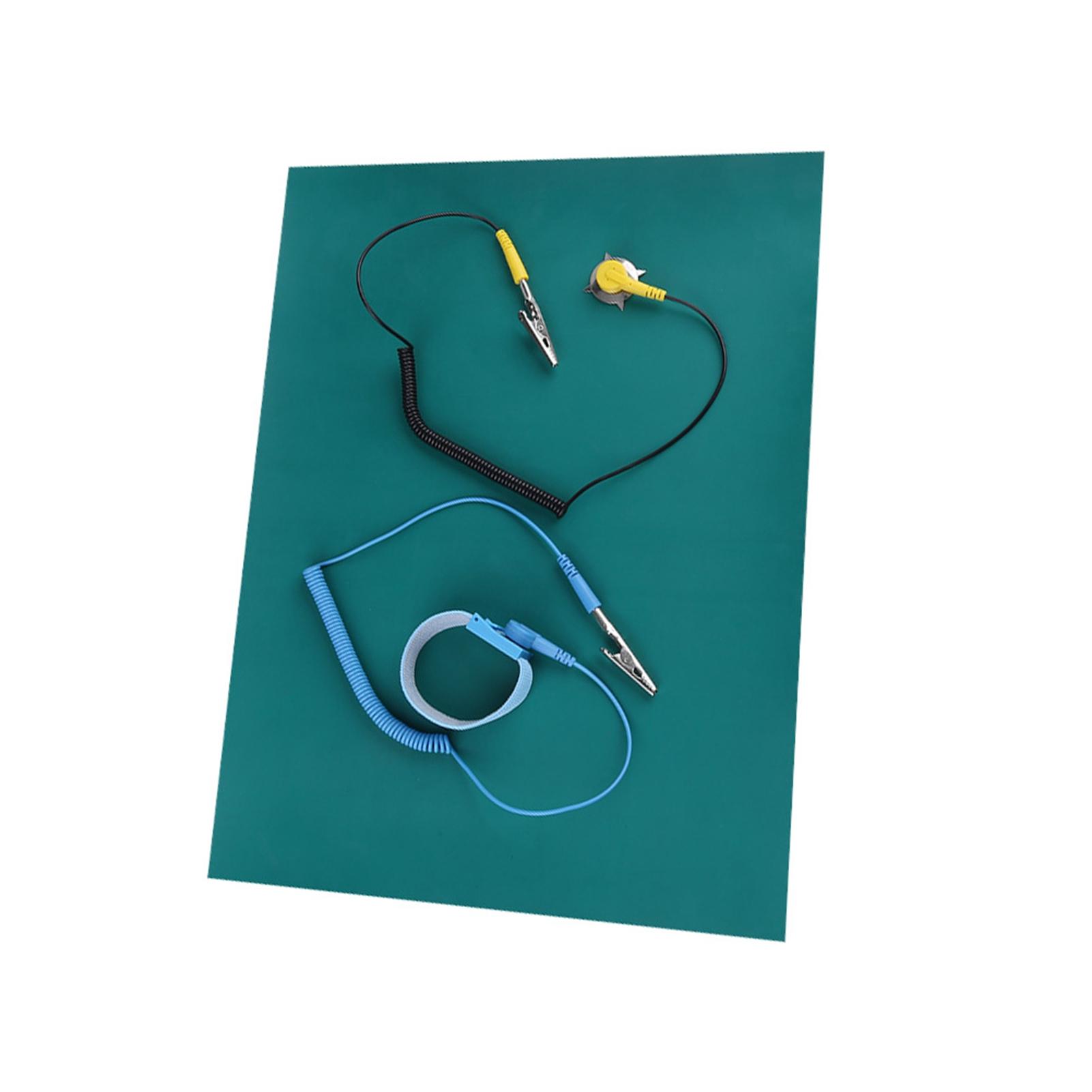 Электростатический разряд антистатический браслет заземляющий провод коврик набор для ремонта телефона разноцветный