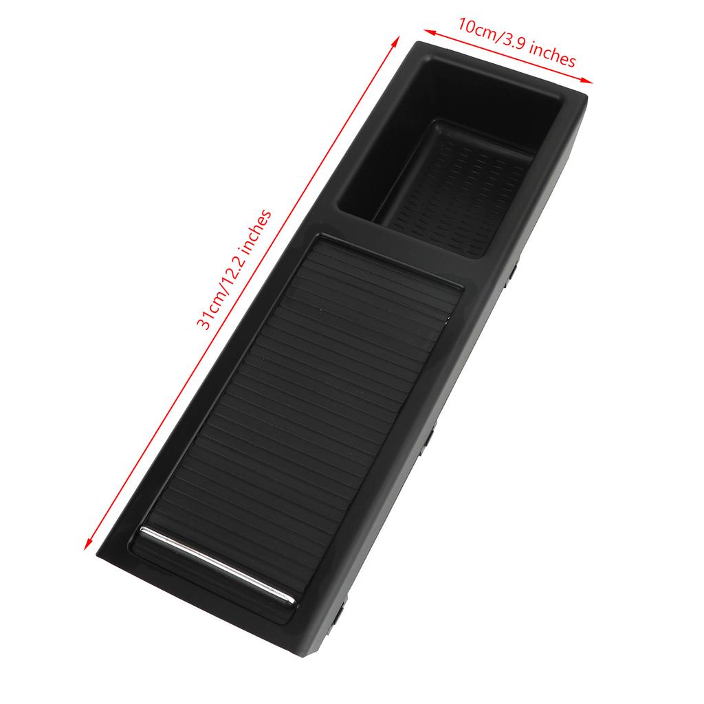 Svart Förvaringsfack med Mugghållare i Mittkonsolen Passar För BMW E46 3-serie 1998-2007