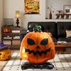 4/1pcs Large Halloween Pumpkin Balloon Aluminum Film Horror Pumpkins Shaped Standing Balloons for Haunted House Party Home Decor