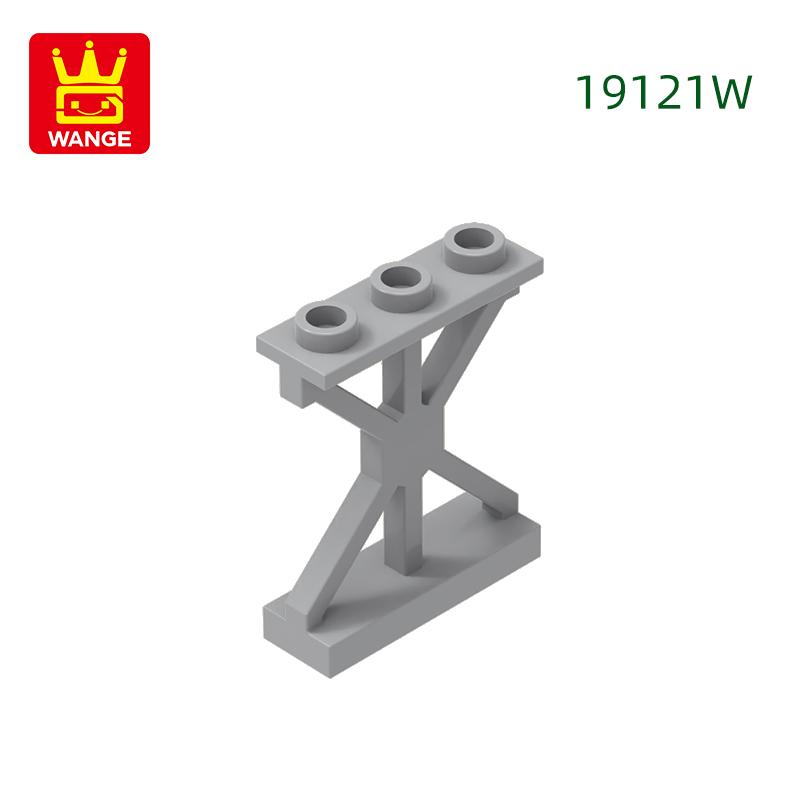 

76Pcs / lot 19121W Fence Ornamented 1x3x2 M shaped Balustrade Block My Own Creation Color Add-Ons Fitting Including Brick DO-IT-YOURSELF Children s about 76pcs