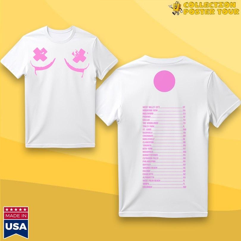 Kesha Pasties The Tits Out Tour 2026 T-Shirt Unisex 2 Sides S-5XL XXXXL