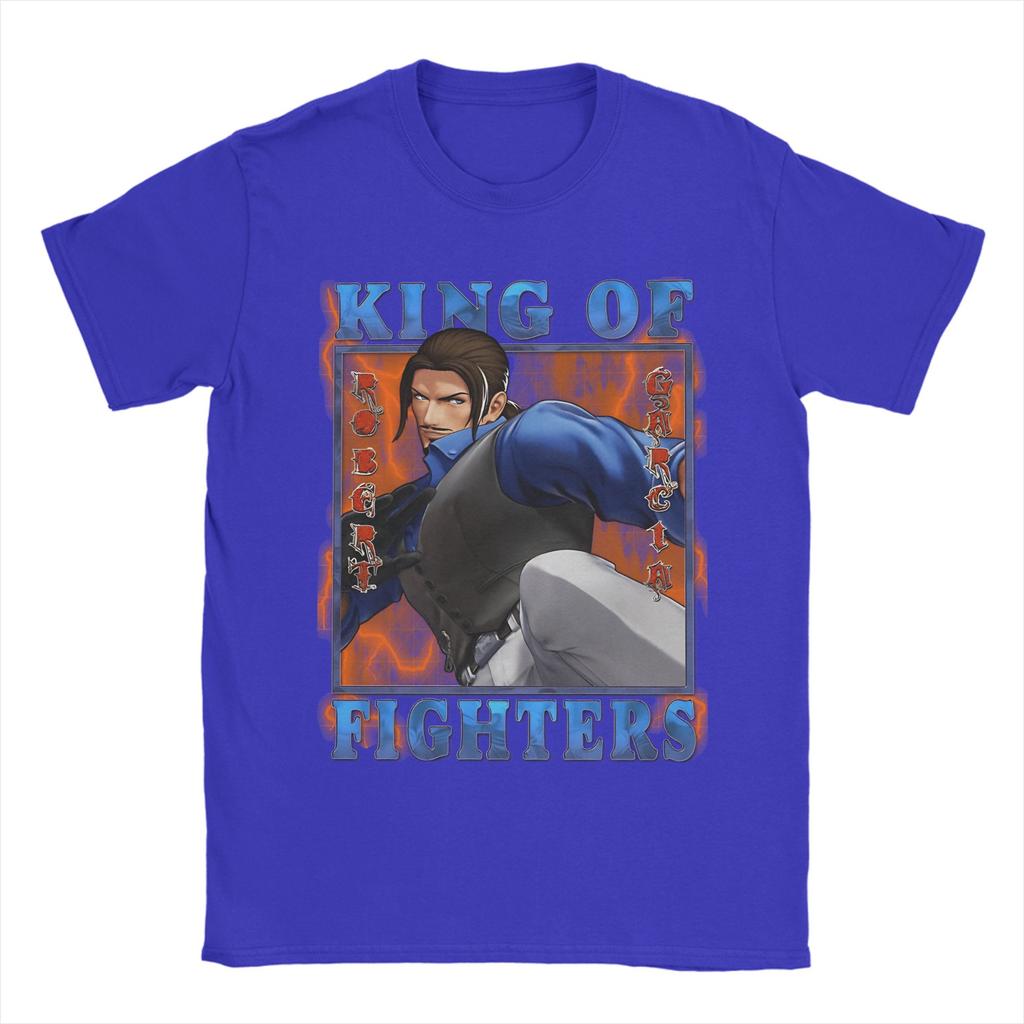 King of Fighters XV - Mightiest Tiger Robert Garcia T Shirt Summer Pure Cotton T-Shirts For Unisex's Tshirt Short-Sleeved Top Tees