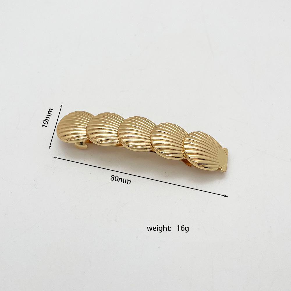 Cross-border Ocean Shell Spring Clip: Cool Back-of-Head Half-tied Hair Accessory