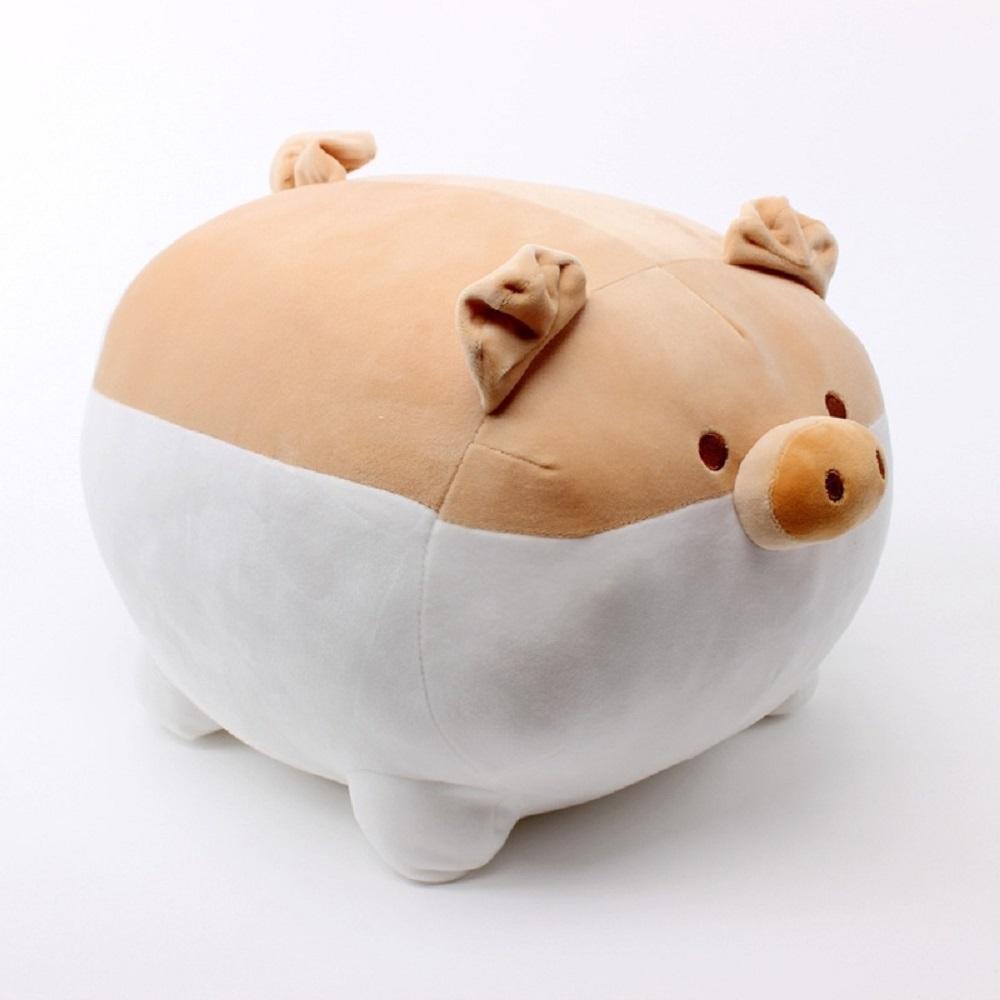 S 40cm Niedlicher fetter Shiba Inu Hund Plüschtier Stofftier Weiches Tierkissen Kissen für Kinder Kinder Geburtstag Weihnachten Geschenke 40cm
