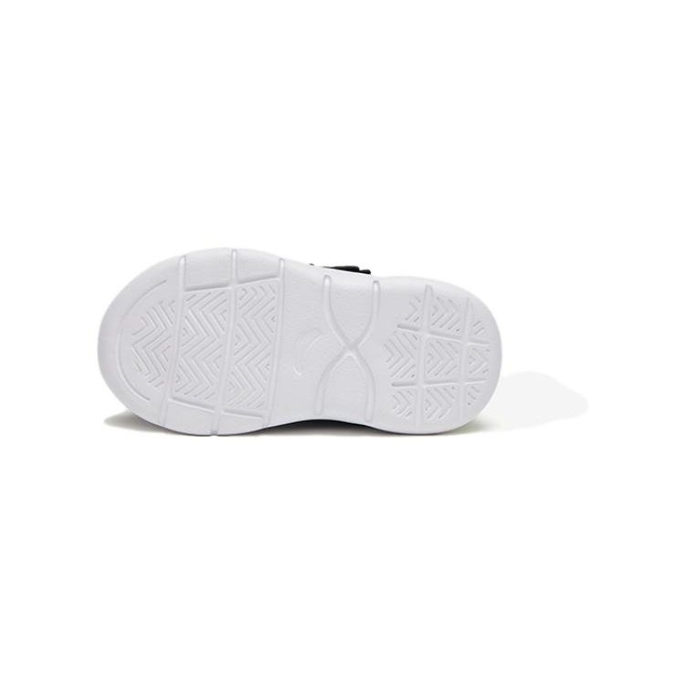 Anta Comfortable Daily Non-Slip Shock Absorbing Low-Top Walking Shoes Baby Shoes Black A312310050-1