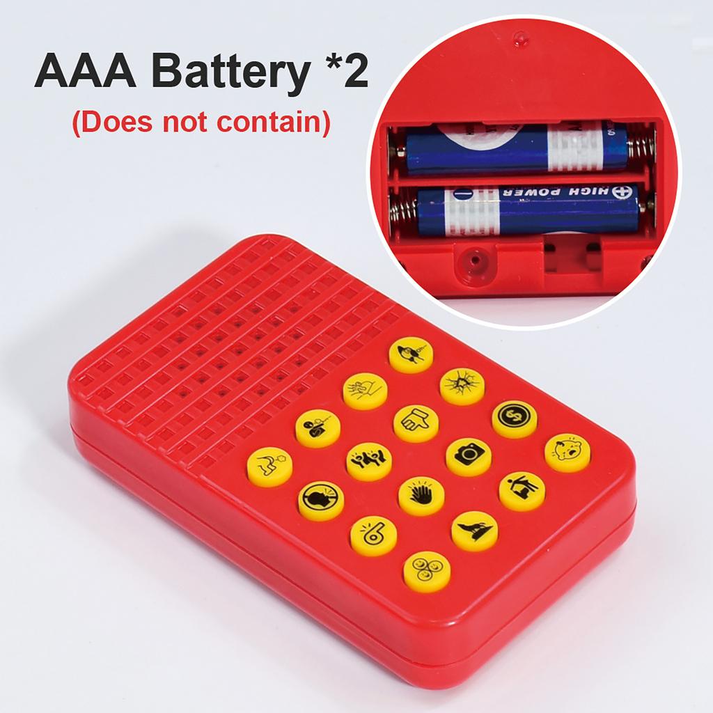 16 Button Voice Sound Box Prank And Funny Sound Generator Music Squeeze Box Toy Atmosphere Sound Generator