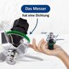 Lame pour robot - AIMOONSA - TM5 - Acier inoxydable - Compatible Thermomix Vorwerk TM5 - 170 g